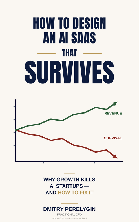 Cover of How to Design an AI SaaS That Survives by Dmitry Perelygin